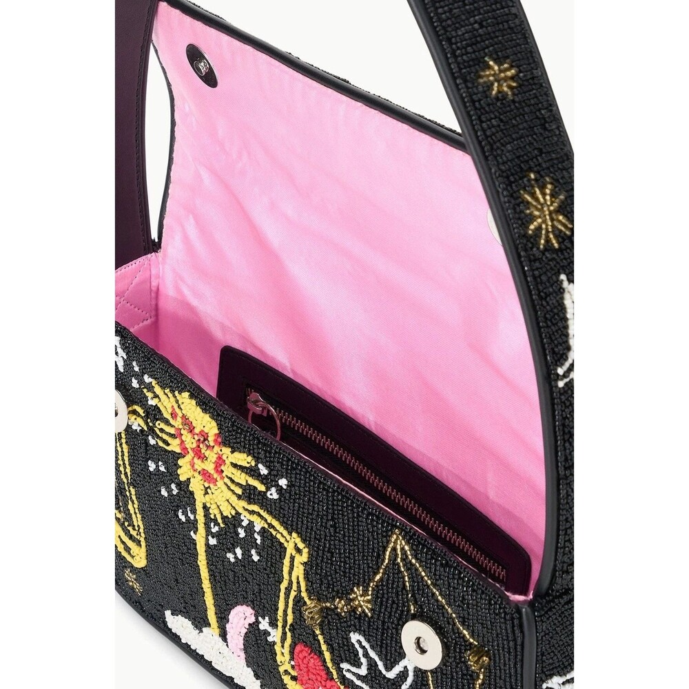 STAUD Beaded Zodiac Tommy Bag Libra Limited Collection NWT - Picture 2 of 4